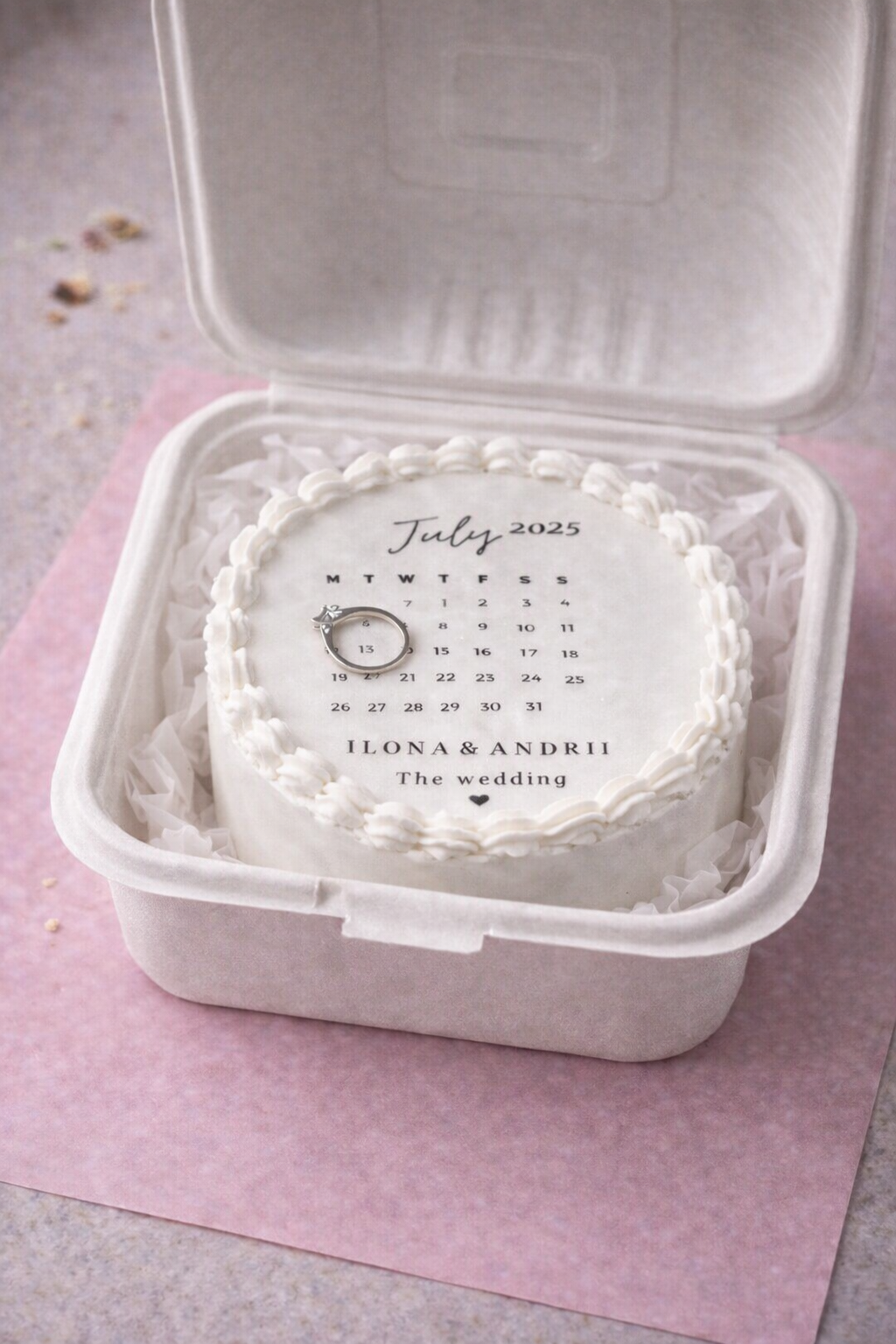 Frosted Affair Custom Printed Bento Cake - Frosted Affair Cape Town