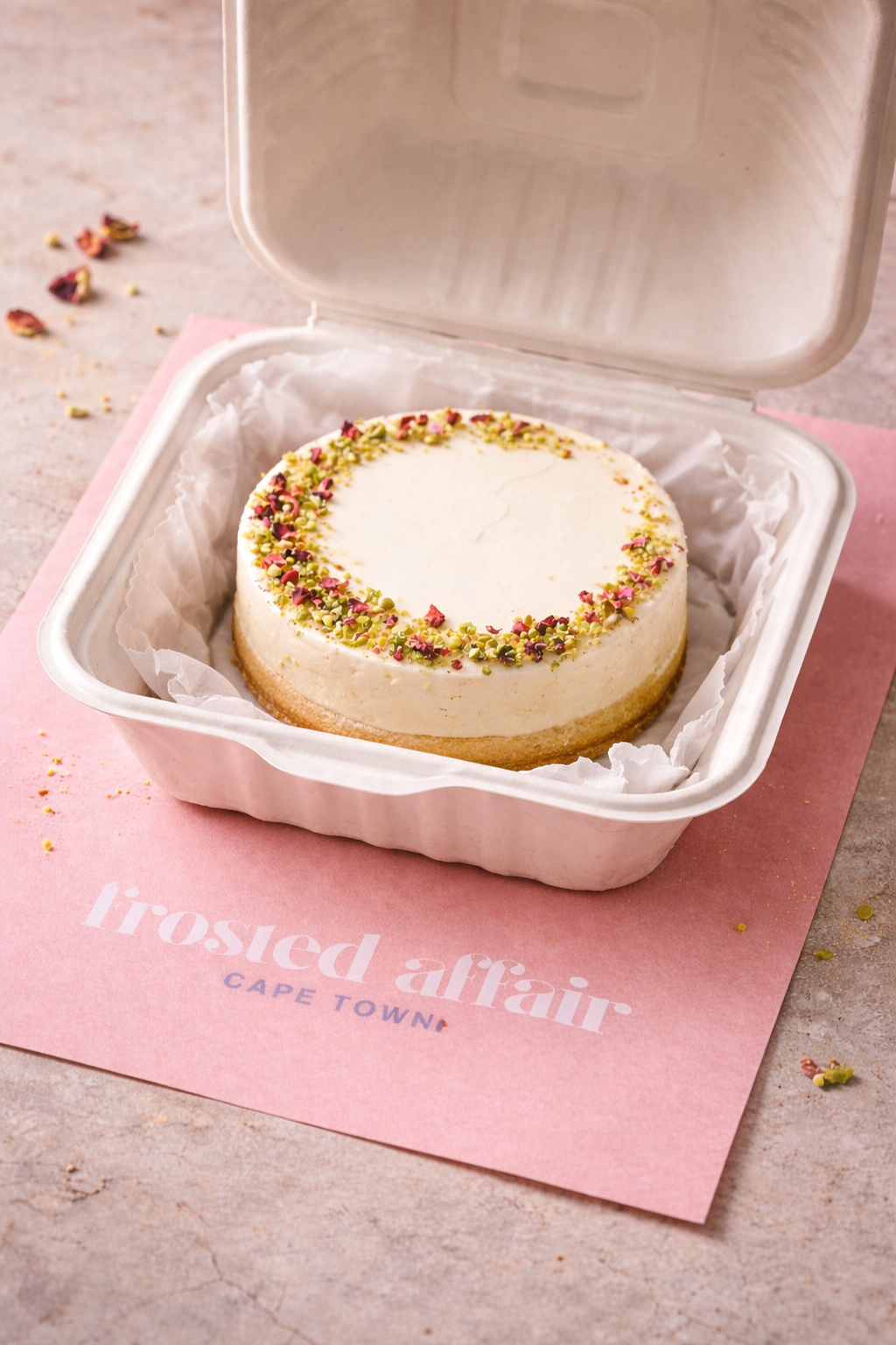 Ramadan Bento Cake – Pistachio & Rose Edition - Frosted Affair Cape Town