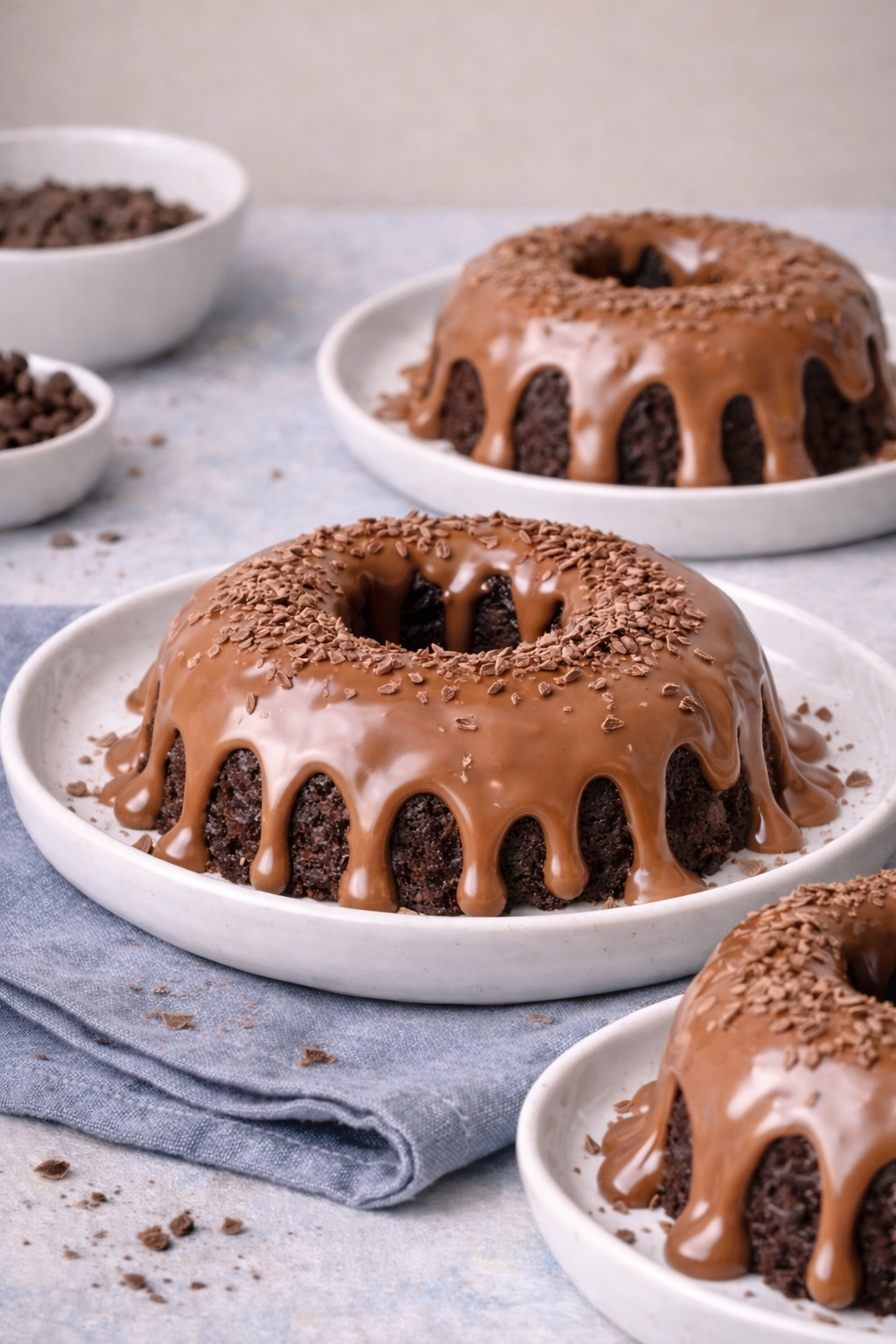 Mini Chocolate Bundt Cakes with Chocolate Ganache — Box of 12 - Frosted Affair Cape Town