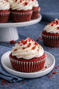 Red Velvet Cupcakes with Cream Cheese Frosting — Box of 12 - Frosted Affair Cape Town